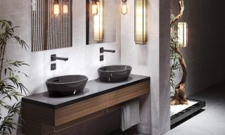 Смеситель встраиваемый для раковины Timo Selene 2073/03SM сенсорный чёрный