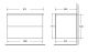 Тумба под раковину BelBagno подвесная 80x50см Rovere Bianco ETNA-800-2C-SO-WO-P