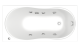 Акриловая ванна Bas Лима 130x70 см с каркасом