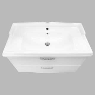 Тумба с раковиной Comforty Монако 00004136346 101.5 см белый