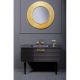 Тумба под раковину Armadi Art Vallessi Avangarde Linea 100см чёрный/золото 842-100-BG