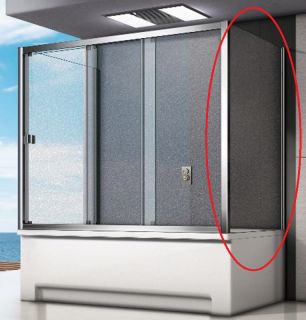 боковая часть для шторки на ванну Good Door SCREEN SP-80-G-CH