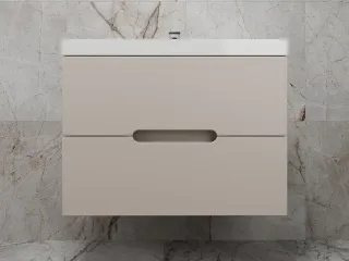 Подвесная тумба под раковину Style Line Матис ЛС-00002308 80 см кремовый