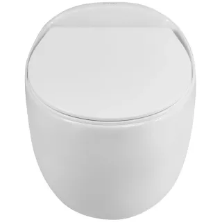 Унитаз подвесной ArtMax Forli AM020CHR безободковый с сиденьем микролифт белый