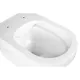 Унитаз подвесной ArtMax Gina AM218CHR безободковый с сиденьем микролифт белый