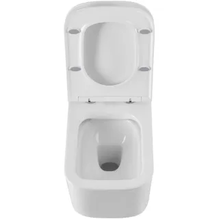 Унитаз подвесной ArtMax Latina AM215CHR безободковый с сиденьем микролифт белый