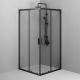 Душевой уголок Am.Pm Gem W90G-403-100100-BT 100x100 см без поддона чёрный матовый