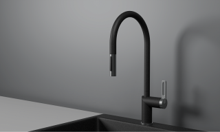 Смеситель для кухни Granula 8172, ЧЕРНЫЙ черный