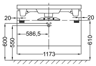 Тумба под раковину Jacob Delafon Reve EB1137-442 120 см серый антрацит лак