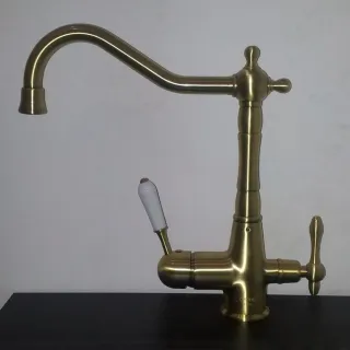 Смесители для кухни Gappo G4391-4 с подключением под фильтр бронза