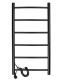Полотенцесушитель электрический Domoterm Аврора DMT 109-6 40х80 EK L чёрный