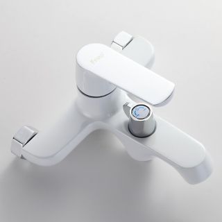 Смеситель для ванны и душа Frap F3231 хром белый