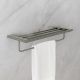 Полка для полотенец Knotlor TR101GM, оружейная сталь