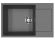 Кухонная мойка Ulgran Classic U-602-343 антрацит