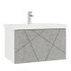 Тумба под раковину подвесная Vigo Geometry 033 60 см бетон