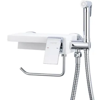 Гигиенический душ со смесителем и бумагодержателем Gappo G7296 хром