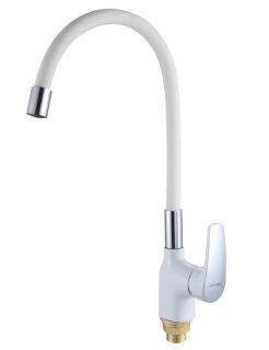 Смеситель для кухни Shevanik S443-1 белый