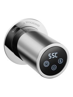 Полотенцесушитель электрический встраиваемый Wonzon & Woghand Dortmund WW-A362-CR 58x45 см с внутренней частью хром