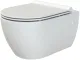 Подвесной унитаз Boheme Bianca 963-3-W ободковый белый глянец