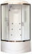 Душевая кабина Royal Bath BK стекло матовое 90x90см RB90BK2-M
