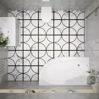 Акриловая ванна Triton София Щ0000067488 левая 150x95 см на Х-каркасе белый