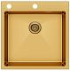 Мойка кухонная Paulmark Kroner-Edge PM775151-BG брашированное золото