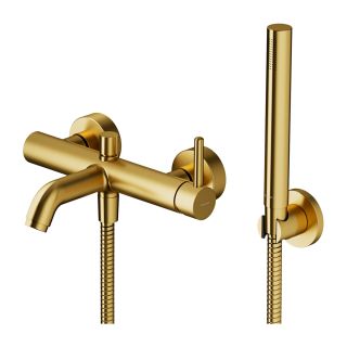 Смеситель для ванны Omnires Y матовое золото Y1231GLB