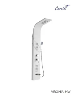 Душевая панель Ceruttispa CT9982 белая