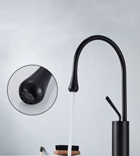 Смеситель для раковины Boch Mann Tropfen B XL BM9634 чёрный