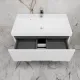 Напольная тумба под раковину Style Line Матис ЛС-00002443 80 см белый матовый