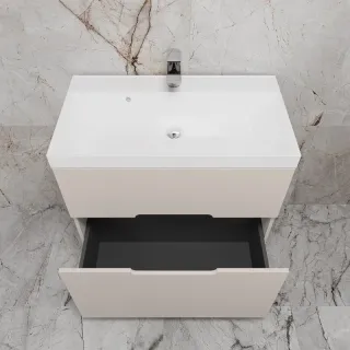 Напольная тумба под раковину Style Line Матис ЛС-00002437 80 см кремовый