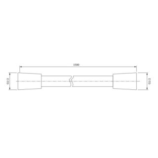 Душевой шланг Omnires 150см антрацит 023-XAT