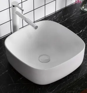 Раковина накладная Ceruttispa CR0010 43см белый