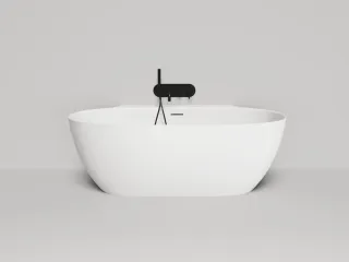 Ванна из искусственного камня Salini Alda Wall S-Sense 101915GRF 170x90см RAL полностью