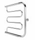Полотенцесушитель водяной Indigo Фокстрот Standart FSW50-50P с полкой 50x50 см хром