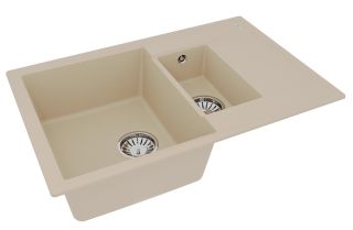 Кухонная мойка Lemark Ramza 760 9910038 бежевый