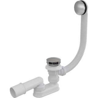 Слив-перелив для ванны AlcaPlast клик-клак 57см хром A504KM