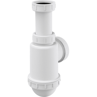 Сифон для мойки AlcaPlast c накидной гайкой 6/4" без штуцера A443-DN50/40