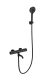 Смеситель для ванны с душем Wonzon & Woghand INN 2 WW-A2006-A1-MB с термостатом чёрный матовый
