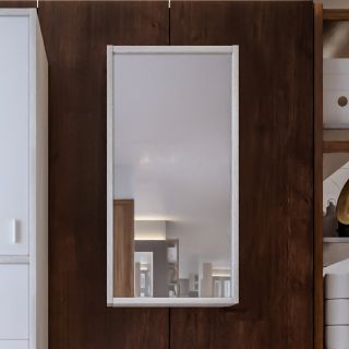 Зеркальный шкаф Бриклаер Бали 4627125412134 правый 40 см лиственница/белый