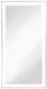 Зеркало-шкаф с подсветкой Art&Max Techno левый 35см белый AM-Tec-350-650-1D-L-DS-F