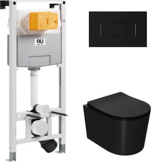 Комплект унитаза с инсталляцией Point Веста 879235pKA03+PN41701BM с сиденьем Микролифт