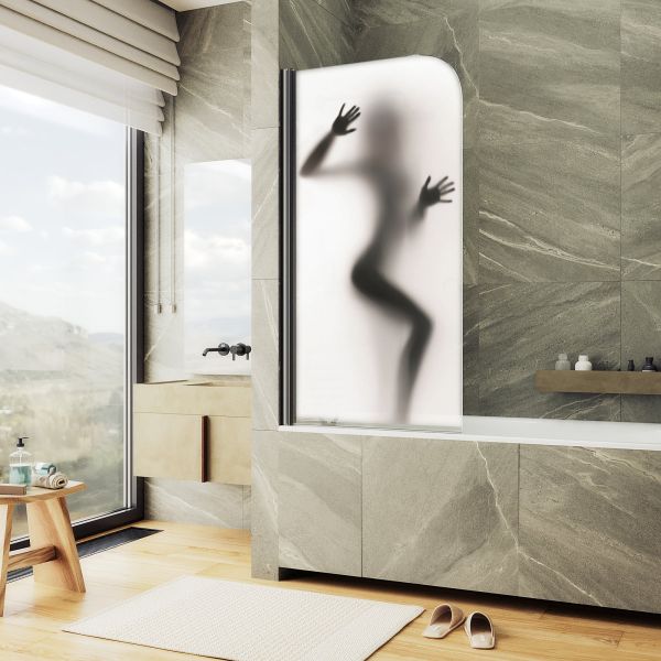 Шторка на ванну MaybahGlass ФП016 MGV-929-ФП016-6 70см фотопечать