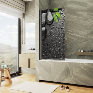 Шторка на ванну MaybahGlass ФП006 MGV-928-ФП006-6 60см фотопечать