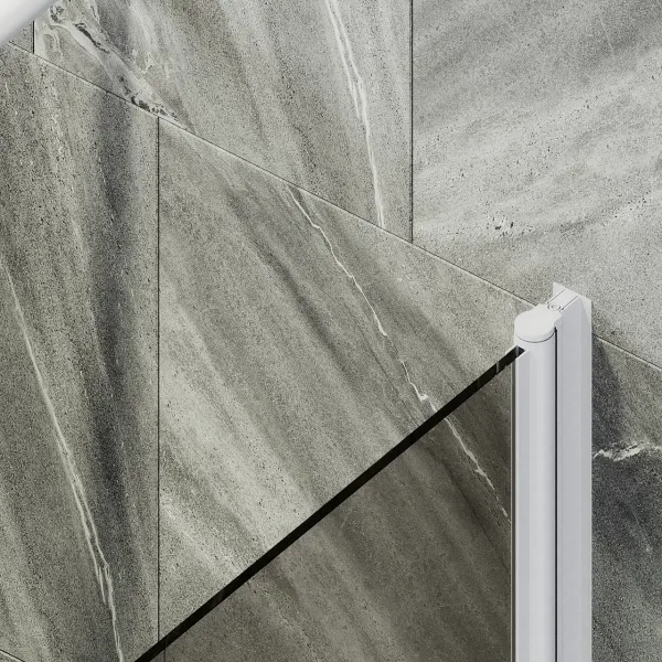 Шторка на ванну MaybahGlass MGV-601-1 40см белый