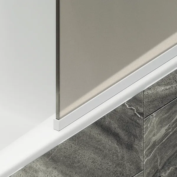 Шторка на ванну MaybahGlass MGV-138-1у 54см белый