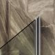 Шторка на ванну MaybahGlass MGV-787-5 70см хром матовый