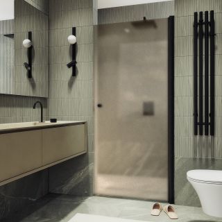 Душевая дверь MaybahGlass MGD-805-6 80см чёрный