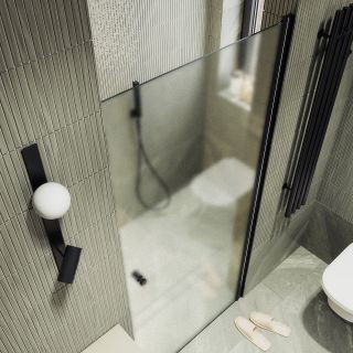 Душевая дверь MaybahGlass MGD-808-6 80см чёрный