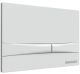 Кнопка смыва Berges Novum soft touch белый 040054